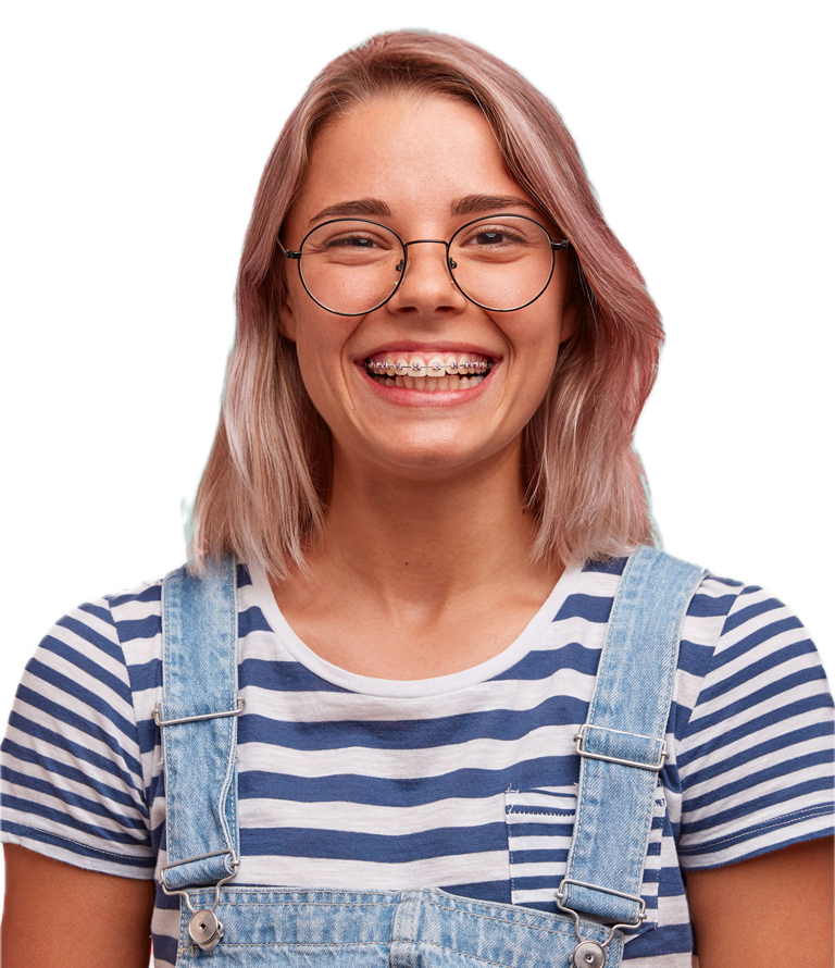 A Happy Girl With Braces 1
