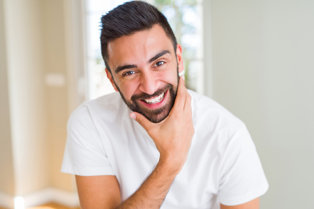 A Man In A White Shirt