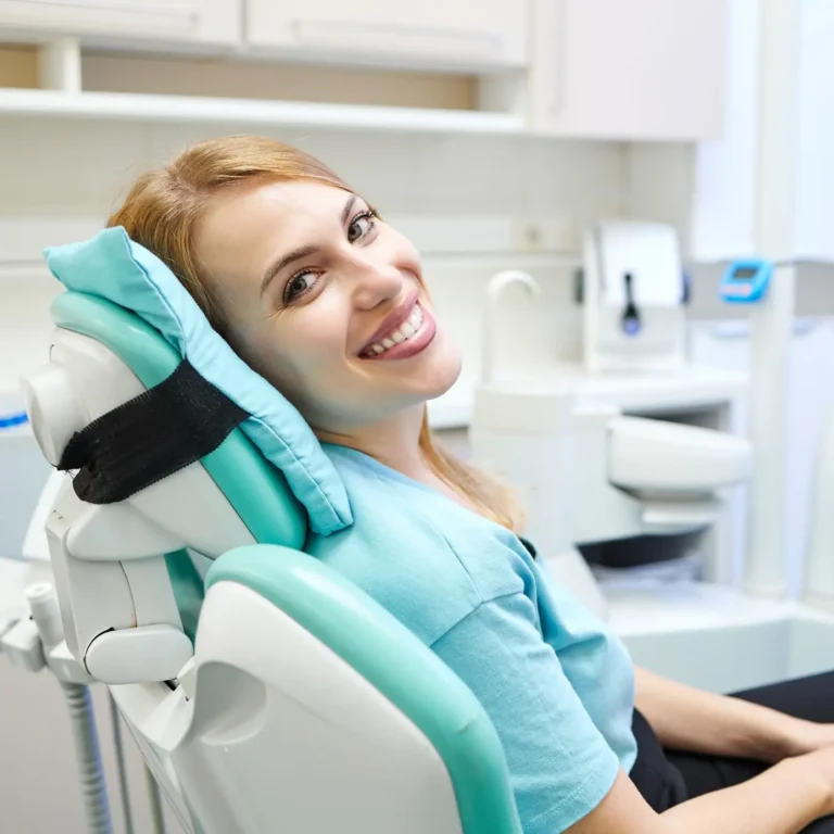 Woman with a beautiful smile